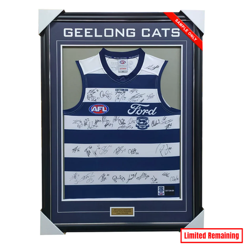 Geelong Cats 2026 Squad Official AFL Signed Guernsey - 7415