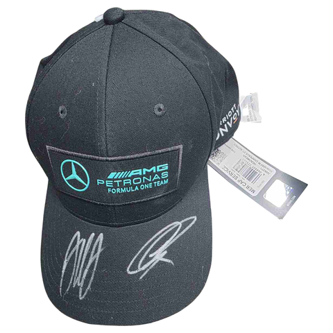 George Russell and Kimi Antonelli Signed Mercedes Hat - 7605