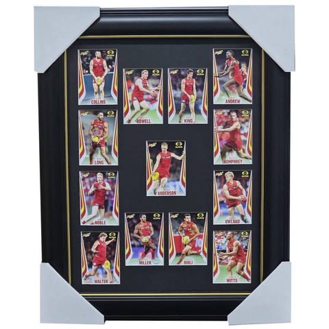 Gold Coast Suns 2026 Select Card Team Set Framed - 7467