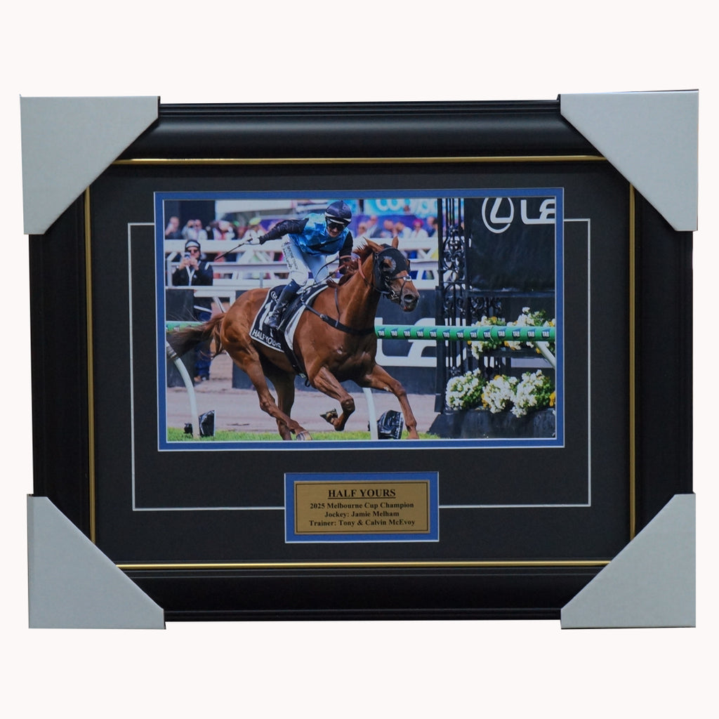 Half Yours 2025 Melbourne Cup Champion Frame Jamie Melham - 7316