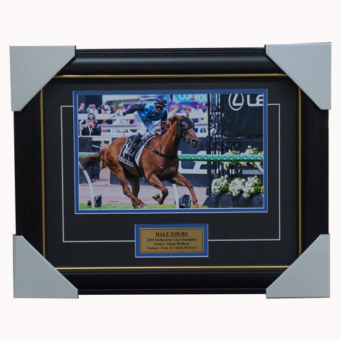 Half Yours 2025 Melbourne Cup Champion Frame Jamie Melham - 7316