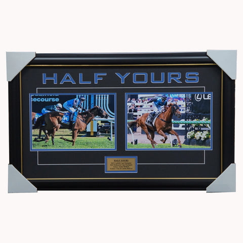 Half Yours 2025 Melbourne Cup Caufield Cup Dual Champion Frame - 7315