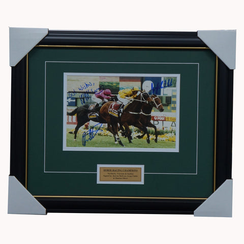 Northerly, Sunline & Viscount Signed Horse Racing Photo Framed Childs, McEvoy & Oliver - 5651