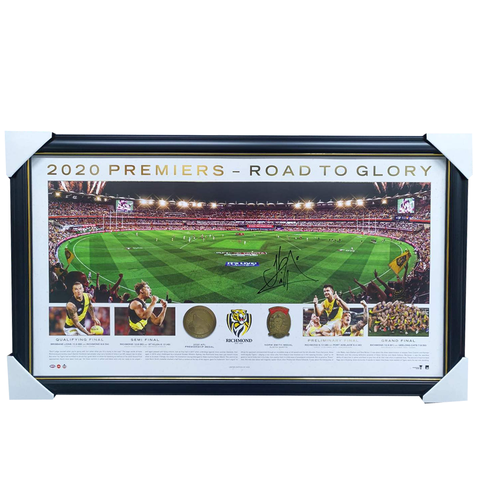 Jack Riewoldt Signed Richmond 2020 Premiers Print Framed - 7576