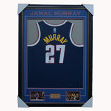 Jamal Murry Signed Denver Nuggets NBA Jersey Framed 2023 NBA Champions - 5509