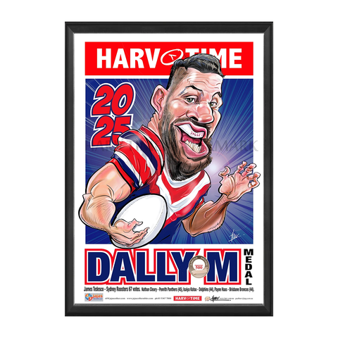 James Tedesco, 2025 Dally M, Harv Time Print Framed - 7306