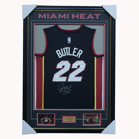 Jimmy Butler Signed Miami Heat NBA Jersey Framed - 5655