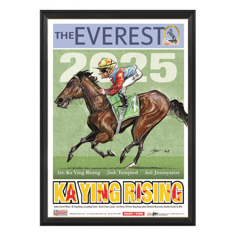Ka Ying Rising, 2025 The Everest Winner, Harv Time Print Framed - 7319