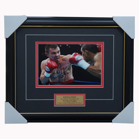 Kostya Tszyu Signed Boxing Champion Photo Framed - 5188