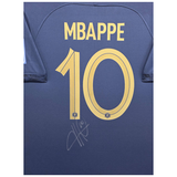 Kylian Mbappe Signed France World Cup Jersey Framed - 7561