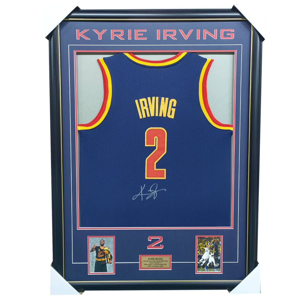 Kyrie Irving Signed Cleveland Cavaliers Jersey Framed - 7431