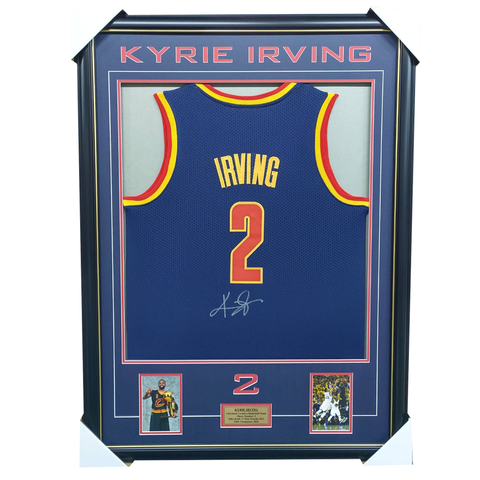 Kyrie Irving Signed Cleveland Cavaliers Jersey Framed - 7431