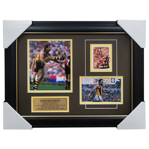 Leigh Matthews Hawthorn Signed Photo Collage Framed - 5817