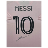 Lionel Messi Inter Miami CF Signed Jersey Framed Icons Authenticated - 7501