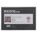 Lionel Messi Inter Miami CF Signed Jersey Framed Icons Authenticated - 7501