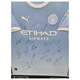 Manchester City 2026/27 Signed Team Jersey Framed - 7693