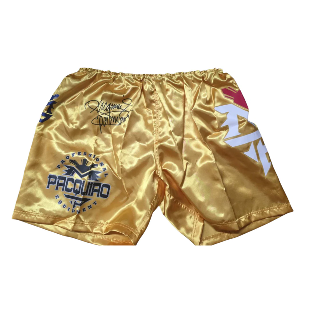 Manny Pacquiao Signed Trunks - 7338