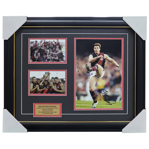 Matthew Lloyd Signed Essendon 2000 Premiers Frame - 7425