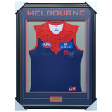 Melbourne Demons Football Club 2025 AFL Official Team Signed Guernsey - 7026