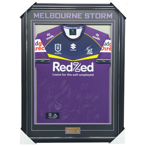 Melbourne Storm 2026 NRL Squad Signed Official Jersey - 7374