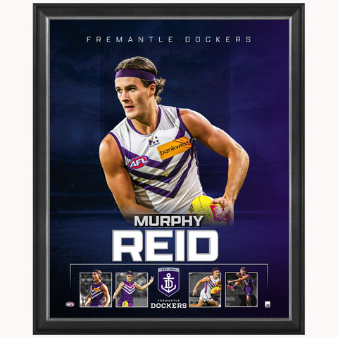 Murphy Reid Fremantle Dockers Official AFL Player Print Framed - 7497
