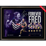 Nat Fyfe Signed Fremantle Dockers Official AFL Retirement Lithograph Framed - 7217