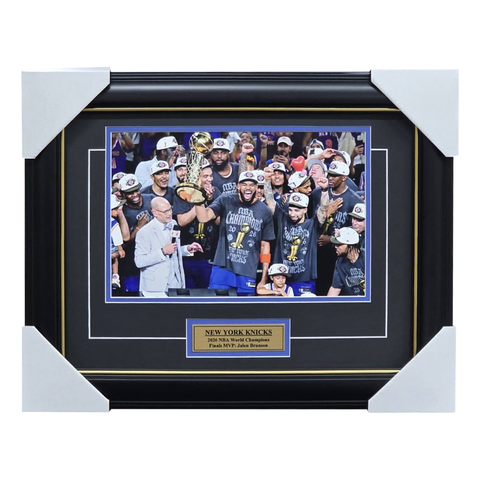 New York Knicks 2026 NBA Champion Photo Framed - 7552