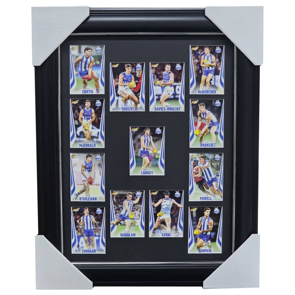 North Melbourne Kangaroos 2026 Select Card Team Set Framed - 7472