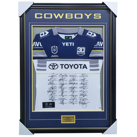 North Queensland Cowboys Football Club 2025 NRL Official Team Signed Guernsey - 7105
