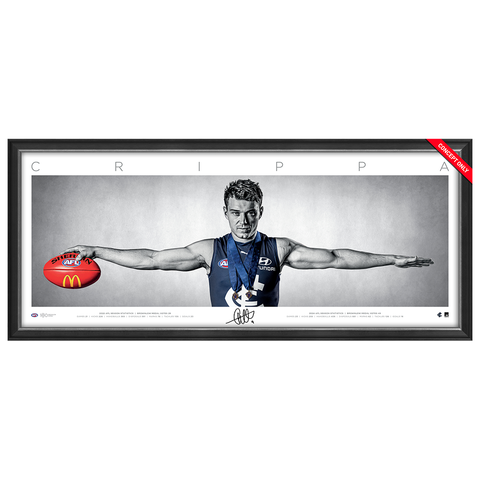 Patrick Cripps Brownlow Mini Wings Print Framed - 7158