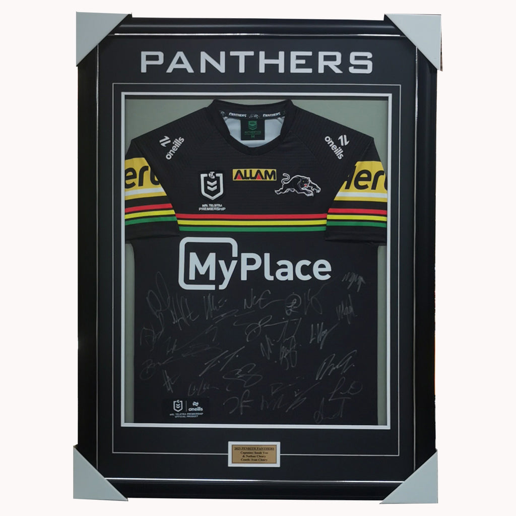 Penrith Panthers Football Club 2025 NRL Official Team Signed Guernsey - 7102