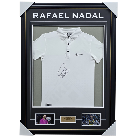 Rafael Nadal Signed Tennis Shirt Framed Grand Slam Champion - 7454