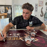 Reece Walsh Signed Official NRL 2025 Clive Churchill Medallist Lithograph Framed - 7303