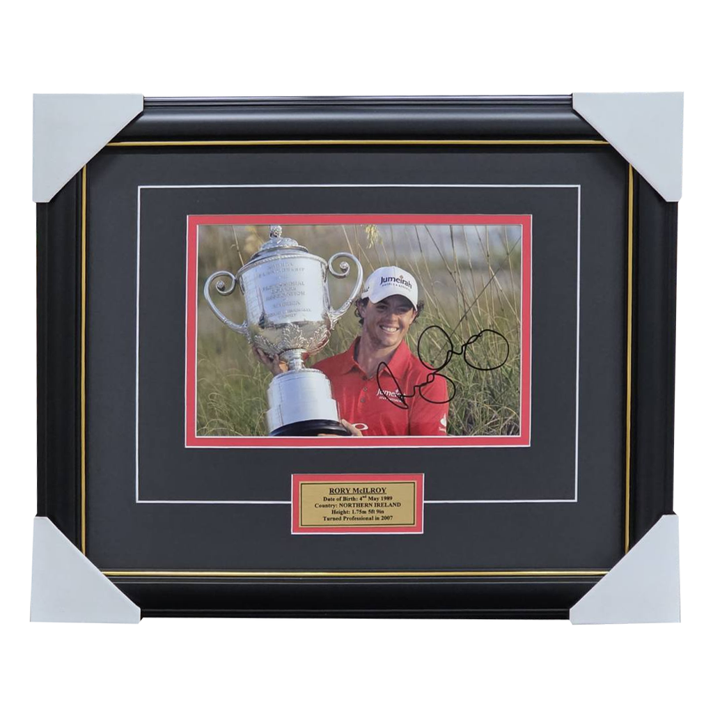 Rory McIlroy Signed Photo Framed - 7428