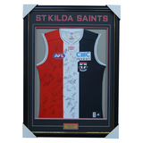 St Kilda Saints Football Club 2024 AFL Official Team Signed Guernsey - 5832