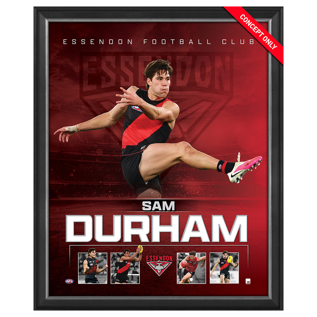 Sam Durham Essendon Essendon Official AFL Player Print Framed - 7654