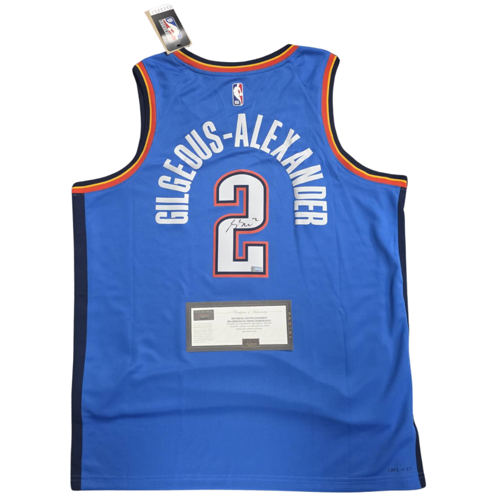 Shai Gilgeous-Alexander Signed Oklahoma City Thunder Jersey Panini Authenticated - 7436