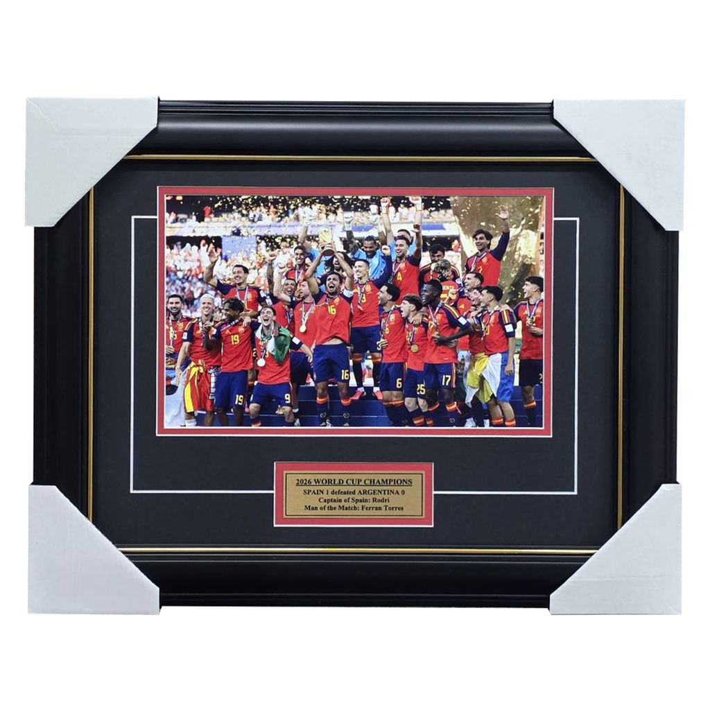 Spain 2026 FIFA World Cup Champions Photo Collage Framed - 7571