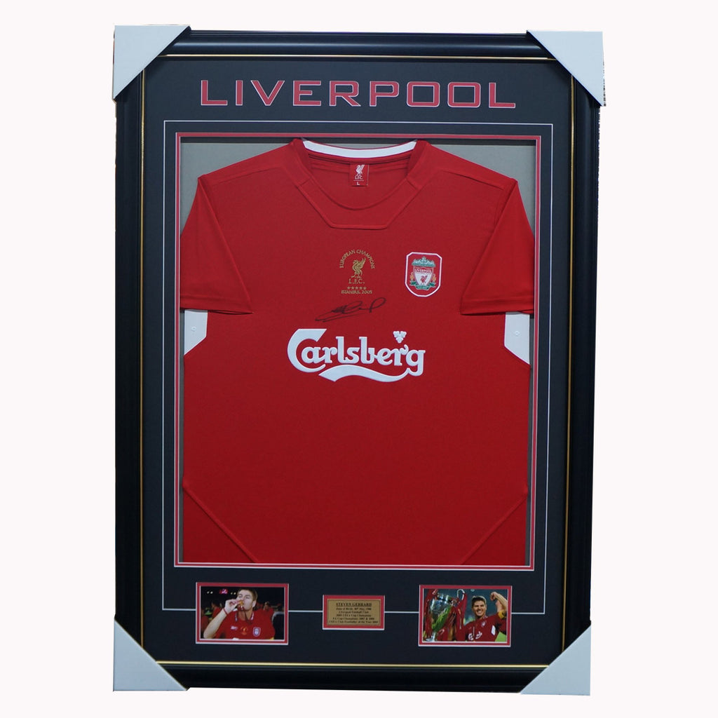 Steven Gerrard Signed Liverpool 2005 Champions League Jersey