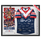 Sydney Roosters 2026 NRL Premiers Official Team Signed Jersey Framed - 7667