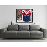 Sydney Roosters 2026 NRL Premiers Official Team Signed Jersey Framed - 7667