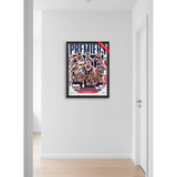Sydney Roosters 2026 NRL Premiers Official Sportsprint Framed - 7666