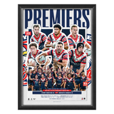 Sydney Roosters 2026 NRL Premiers Official Sportsprint Framed - 7666