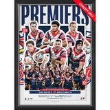 Sydney Roosters 2026 NRL Premiers Official Sportsprint Framed - 7666