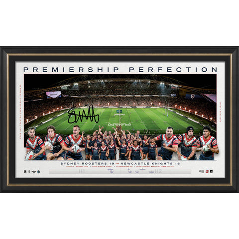 Sydney Roosters 2026 NRL Premiers Official Signed Sam Walker Panoramic Framed - 7668