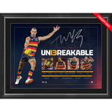 Taylor Walker Signed Adelaide Crows Retirement Lithograph Framed - 7599