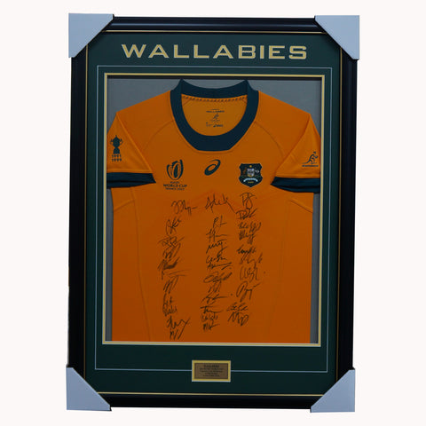 Wallabies 2023 World Cup Official Squad Signed Jersey - 5596