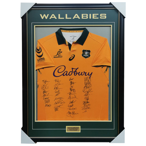 Wallabies 2025 Official Rugby Union Team Signed Jersey - 7225