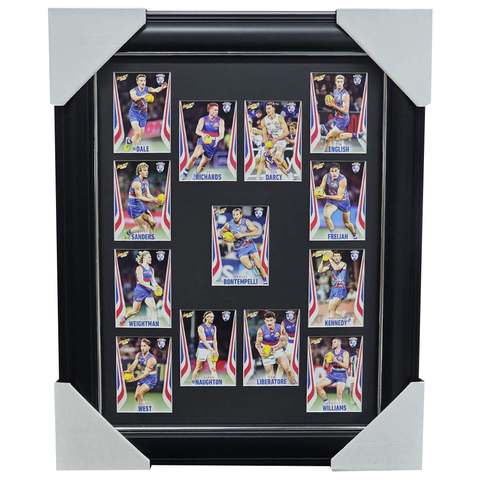 Western Bulldogs 2026 Select Card Team Set Framed - 7482