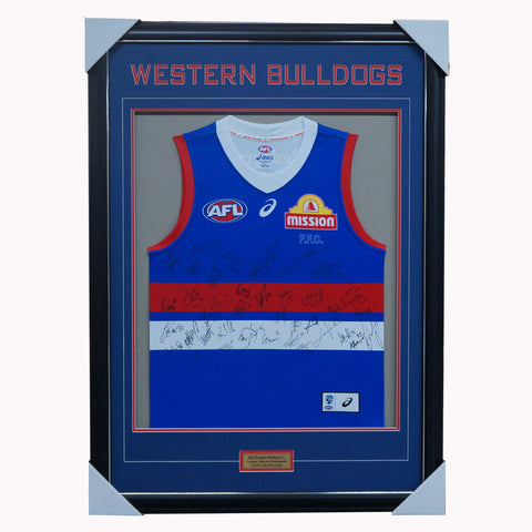 Western Bulldogs Football Club 2023 AFL Official Team Signed Guernsey - 5457